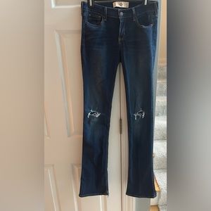 Hollister Low Rise Destroyed Jeans
